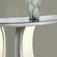 Brushed SilverMirror Accent Table By Homeroots | Accent Tables | Modishstore - 2