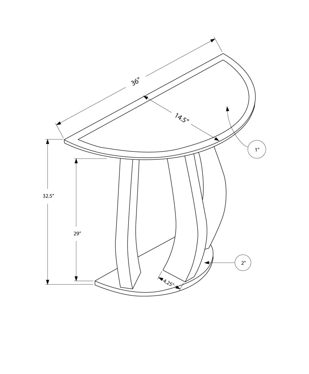 Brushed SilverMirror Accent Table By Homeroots | Accent Tables | Modishstore - 3