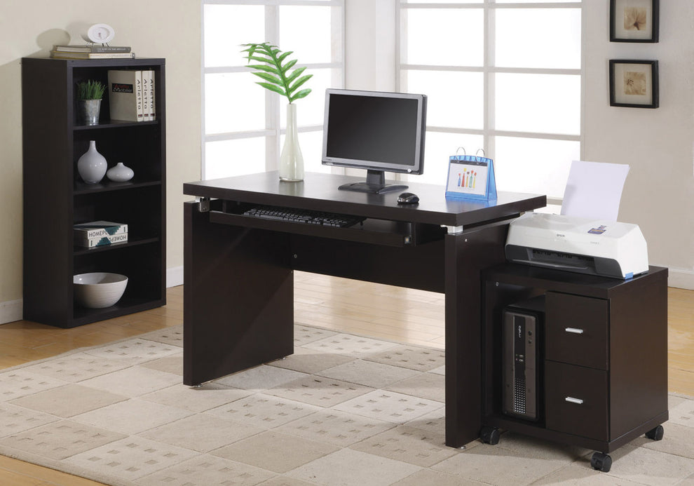 30.75" Particle Board Computer Desk By Homeroots | Desks | Modishstore - 3