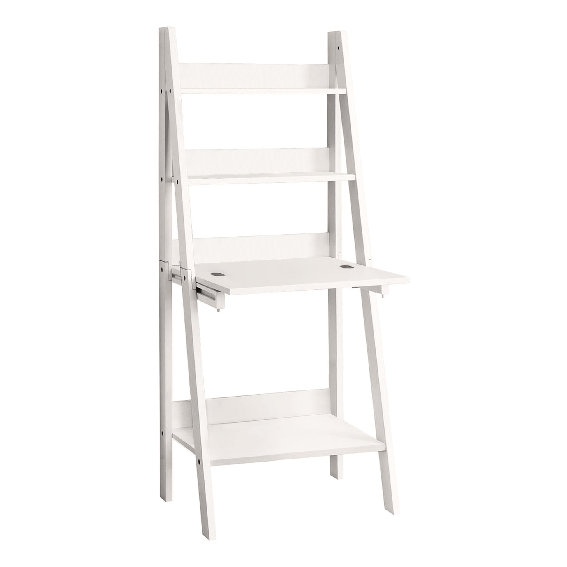 White Ladder Style Computer Desk By Homeroots | Desks | Modishstore
