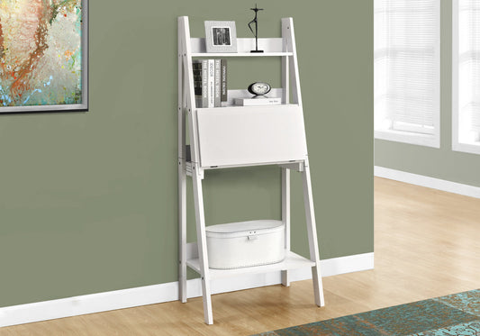 White Ladder Style Computer Desk By Homeroots | Desks | Modishstore - 2