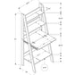 White Ladder Style Computer Desk By Homeroots | Desks | Modishstore - 3