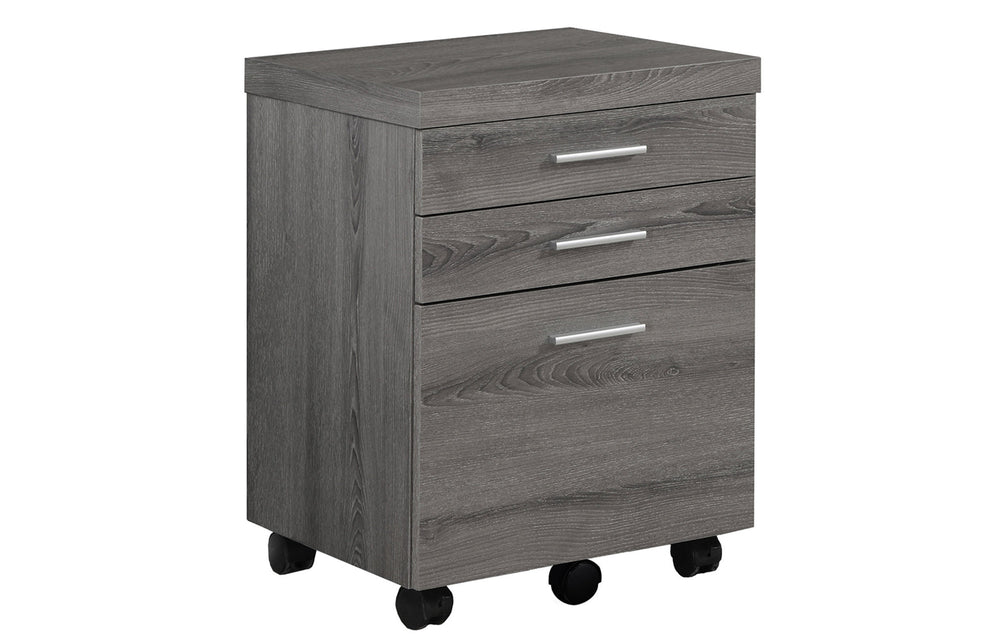 White Black Particle Board Drawers Filing Cabinet By Homeroots | Drawers | Modishstore - 5