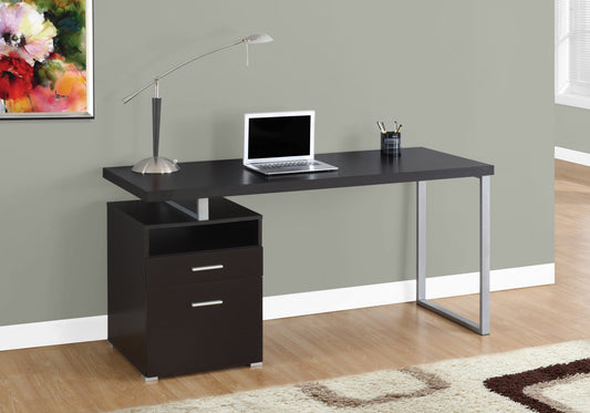 30" Particle Board and Grey Metal Computer Desk By Homeroots | Desks | Modishstore