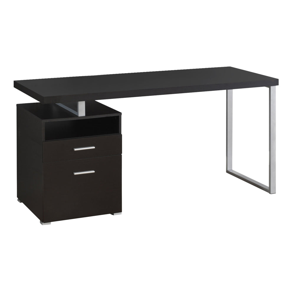 30" Particle Board and Grey Metal Computer Desk By Homeroots | Desks | Modishstore - 2