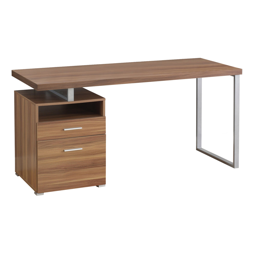 30" Particle Board and Grey Metal Computer Desk By Homeroots | Desks | Modishstore - 15