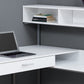 Grey Black Metal Corner Computer Desk By Homeroots | Desks | Modishstore - 10