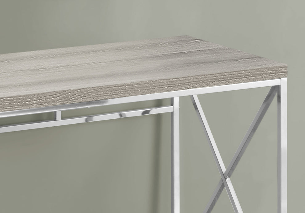 Modern Gold and Walnut Finish Computer Desk By Homeroots | Desks | Modishstore - 7