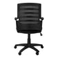 Black Foam Metal Nylon Multi Position Office Chair By Homeroots - 333420 | Office Chairs | Modishstore - 3