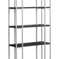 Dark Taupe Black Mdf Metal Bookcase By Homeroots | Bookcases | Modishstore - 7