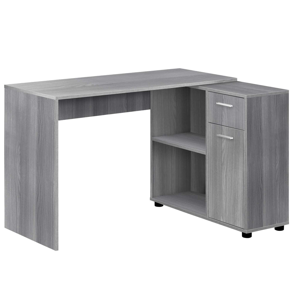29.5" Particle Board and Laminate Computer Desk with a Storage Cabinet By Homeroots | Desks | Modishstore - 7