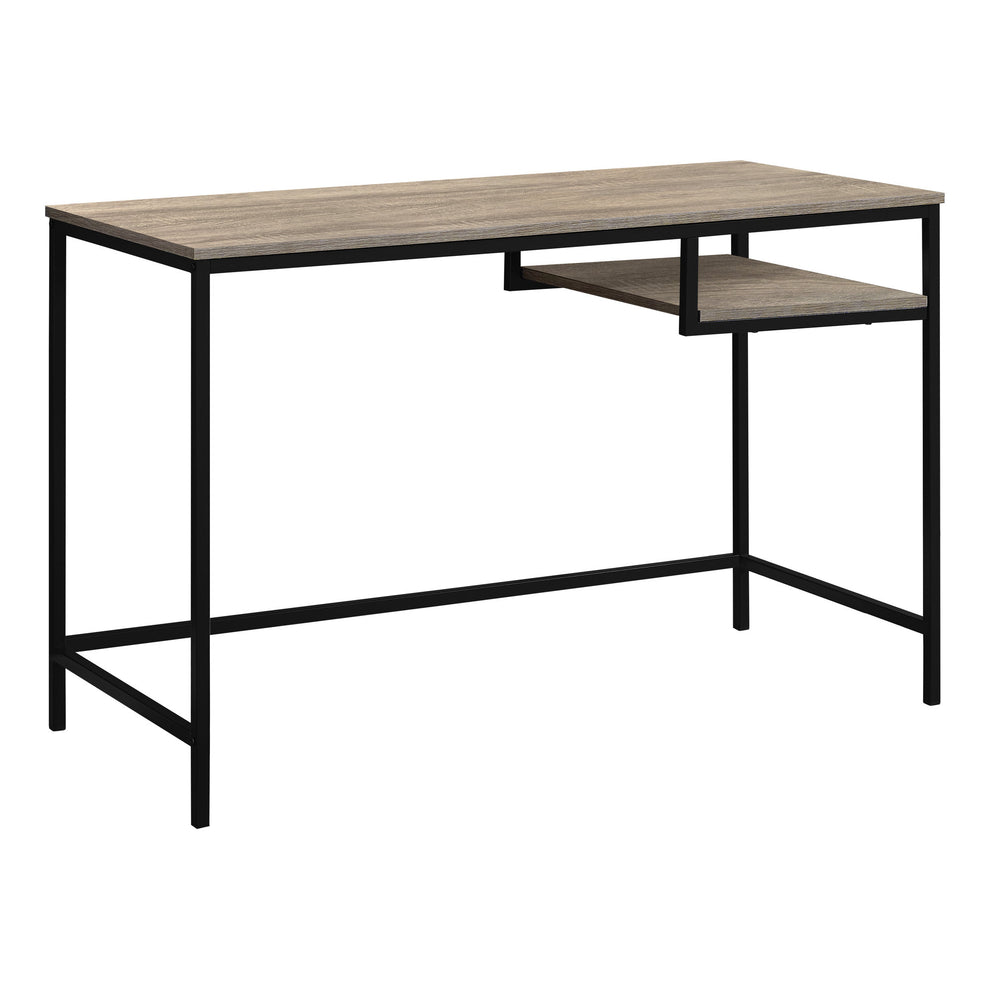 30" White MDF and White Metal Computer Desk By Homeroots | Desks | Modishstore - 12