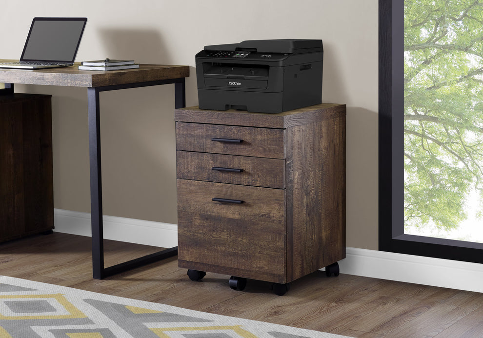 25.25" Particle Board and MDF Filing Cabinet with 3 Drawers By Homeroots | Drawers | Modishstore