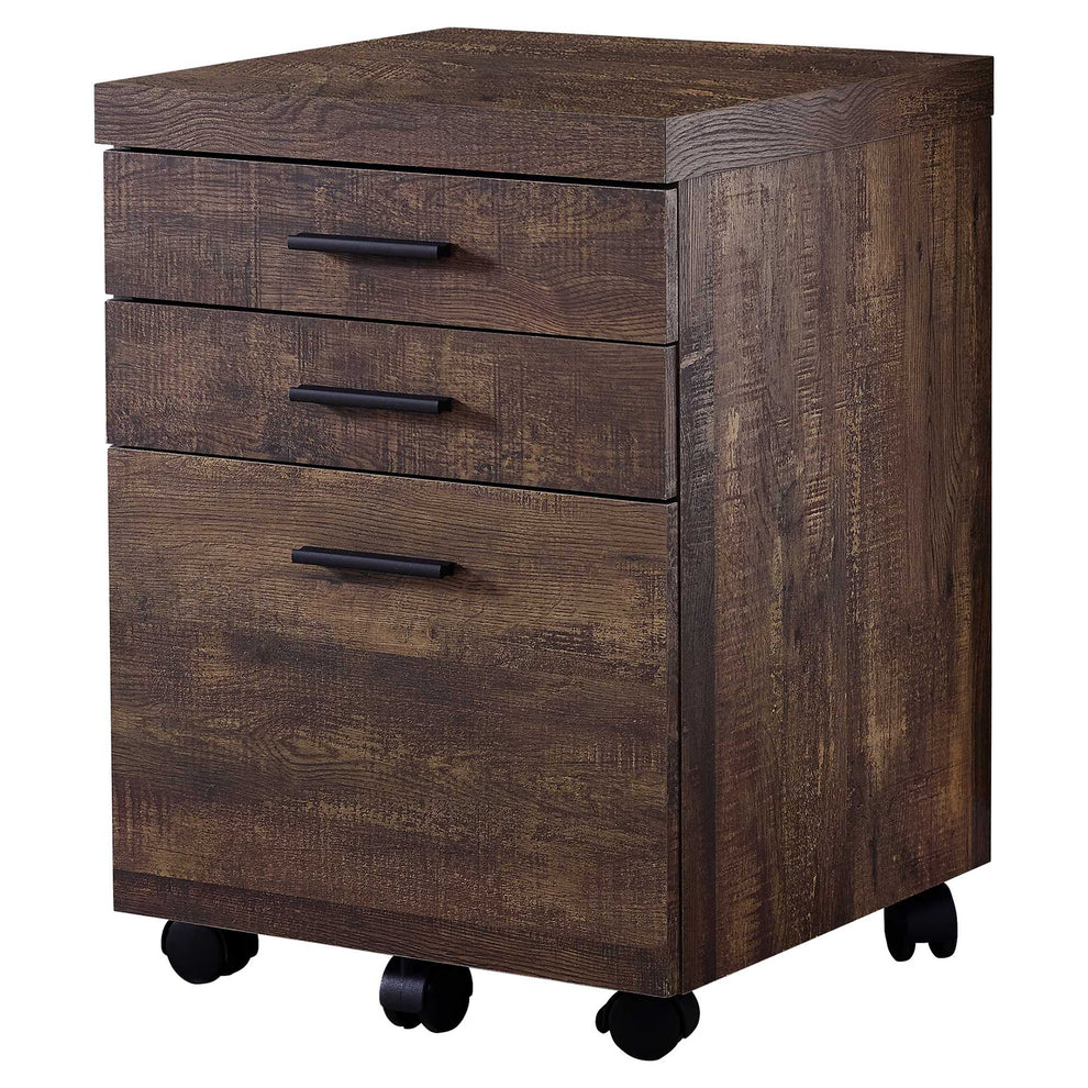 25.25" Particle Board and MDF Filing Cabinet with 3 Drawers By Homeroots | Drawers | Modishstore - 2