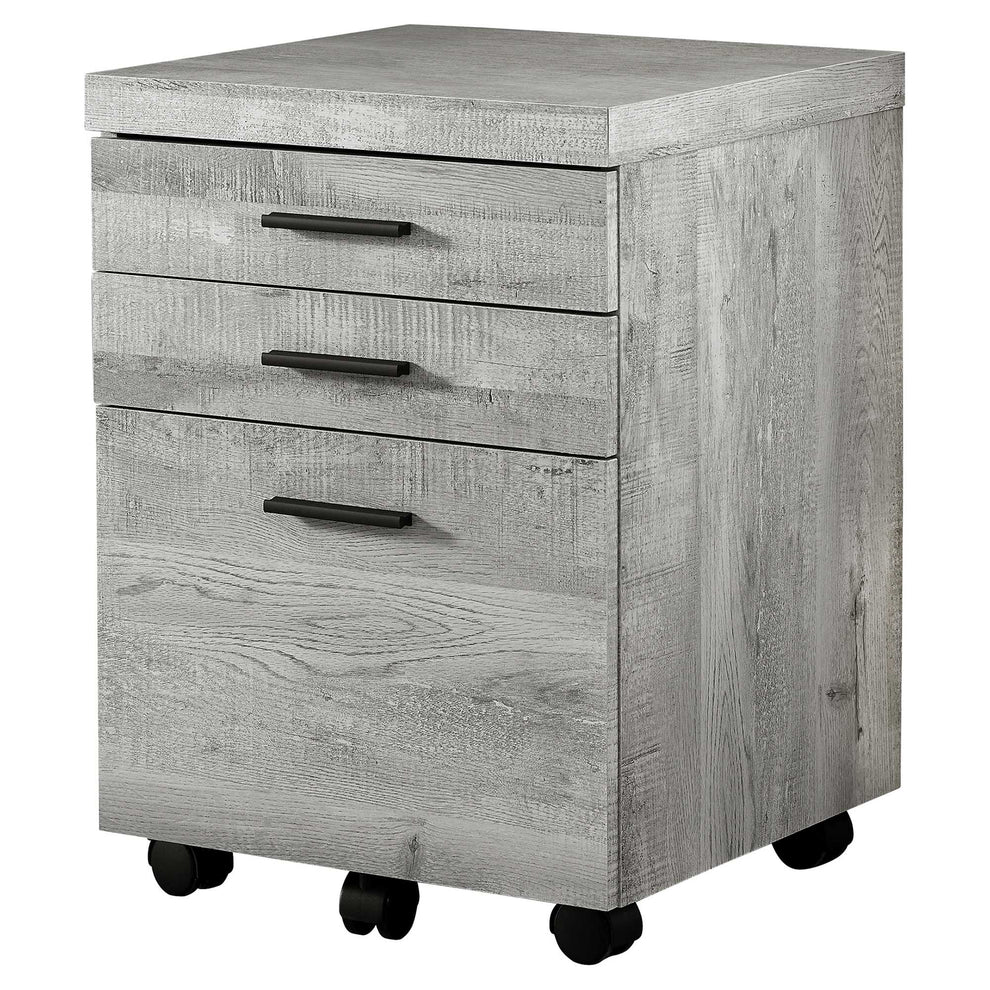 25.25" Particle Board and MDF Filing Cabinet with 3 Drawers By Homeroots | Drawers | Modishstore - 7