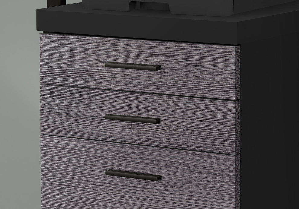 25.25" Particle Board and MDF Filing Cabinet with 3 Drawers By Homeroots | Drawers | Modishstore - 16