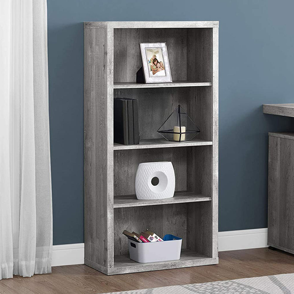 Adjustable Bookshelf By Homeroots | Bookcases | Modishstore - 12