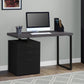 Brown Black Particle Board Hollow Core Metal Computer Desk By Homeroots - 333509 | Desks | Modishstore - 14