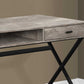47" Rustic Taupe Computer Desk By Homeroots | Desks | Modishstore - 3