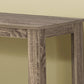 Dark Taupe Finish Accent Table By Homeroots | Console Tables | Modishstore - 2