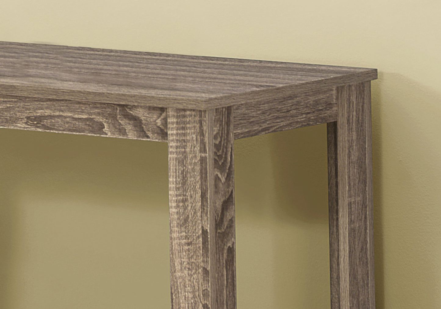 Dark Taupe Finish Accent Table By Homeroots | Console Tables | Modishstore - 2