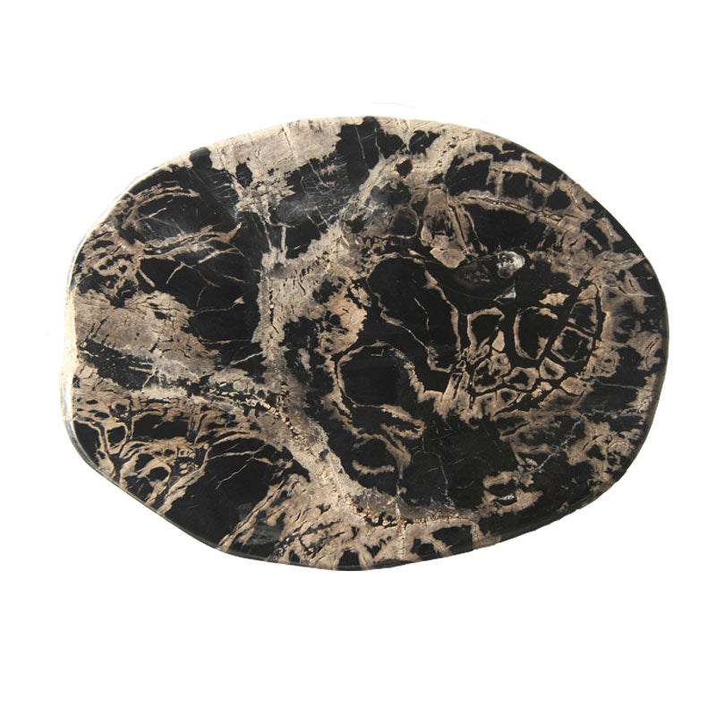 Petrified Wood Log Stool 10"x9"x16"H -PFST0334/21-2