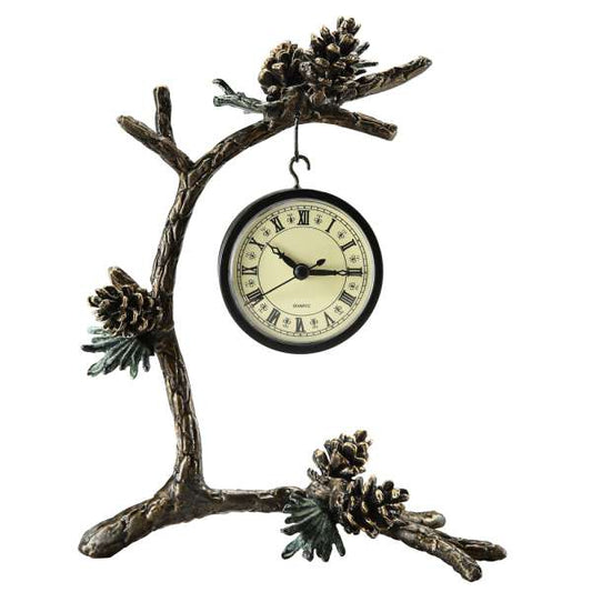 Pinecone & Branch Clock By SPI Home | Clocks | Modishstore