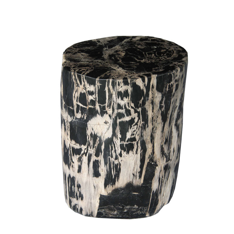 Petrified Wood Log Stool 10"x9"x16"H -PFST0334/20 | ModishStore | Petrified Wood Stools