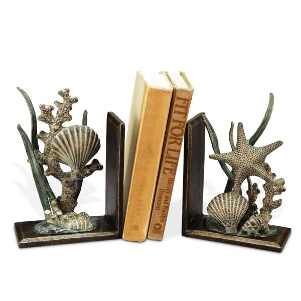 Shell Bookends By SPI Home | Bookends | Modishstore