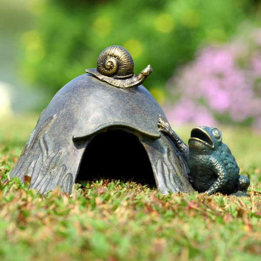 Toad House with Snail By SPI Home | Outdoor Decor | Modishstore