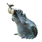 Frog Spectator with Bird Garden Sculpture By SPI Home | Animals & Pets | Modishstore-2