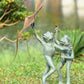 Frog Kite Flyers Garden Sculptures By SPI Home | Garden Sculptures & Statues | Modishstore