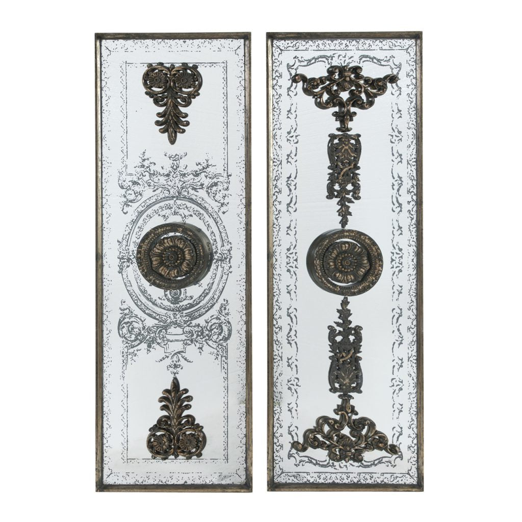 A&B Home Doorways Mirrored Wall Art Set of 2 | Mirrors | Modishstore
