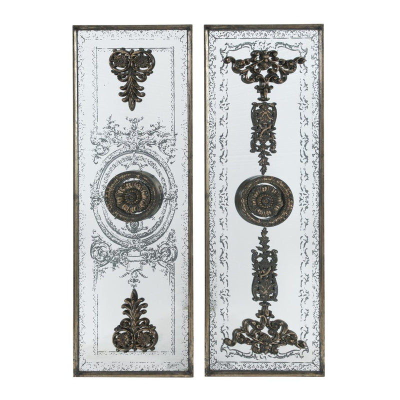 A&B Home Doorways Mirrored Wall Art Set of 2 | Mirrors | Modishstore