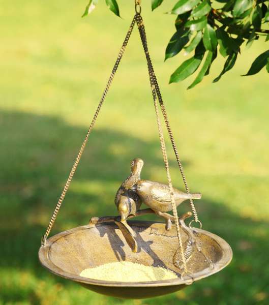 Hanging Lovebird Birdfeeder By SPI Home | Outdoor Decor | Modishstore