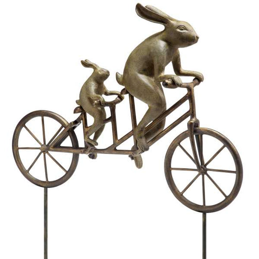Tandem Bicycle Bunnies Garden By SPI Home | Outdoor Decor | Modishstore