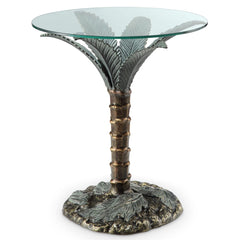 Palm Tree End Table By SPI Home