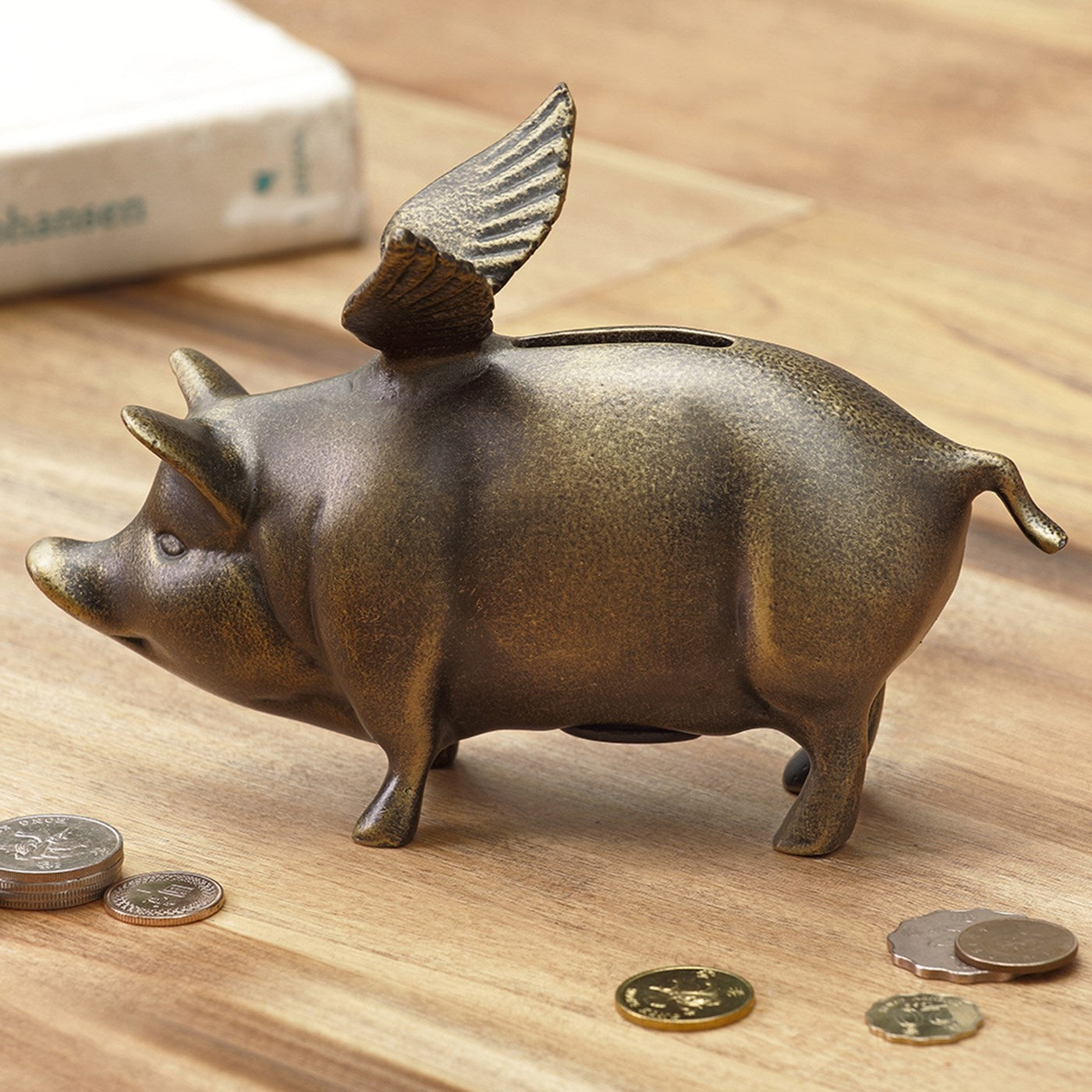 Winged Wonder Piggy Bank By SPI Home | Sculptures | Modishstore-2