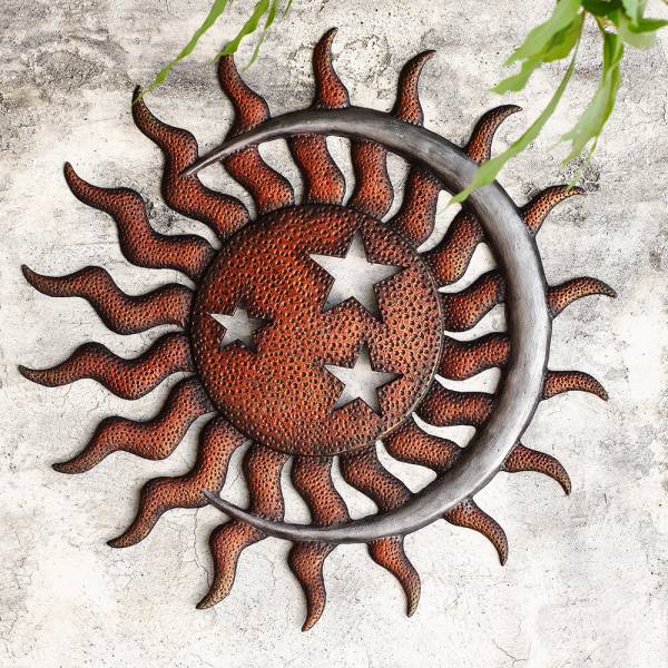 Sun, Moon and Stars Wall Plaque By SPI Home | Wall Decor | Modishstore-2