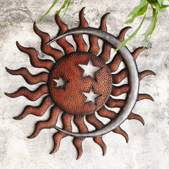Sun, Moon and Stars Wall Plaque By SPI Home