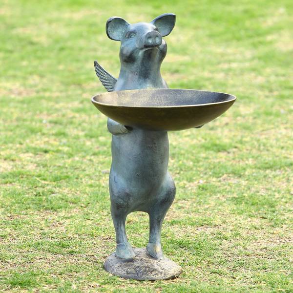 Winged Pig Birdfeeder By SPI Home | Animals & Pets | Modishstore-2