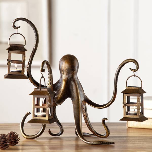 Octopus Lantern By SPI Home | Lanterns | Modishstore