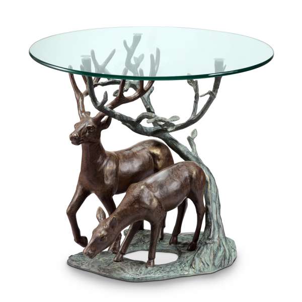 Deer Pair End Table By SPI Home | End Tables | Modishstore