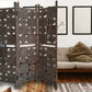 Weathered Brown Wood Screen By Homeroots - 342739 | Room Dividers | Modishstore