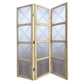 Silver Wood 3 Panles Screen By Homeroots | Room Dividers | Modishstore - 2