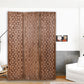 Stunning Carved Brown Wood Room Divider Screen By Homeroots | Room Dividers | Modishstore