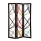Multicolor Fabric And Wood Crisscross Screen By Homeroots | Room Dividers | Modishstore - 4