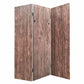 X Brown Wood Woodland - 3 Panles Screen By Homeroots | Room Dividers | Modishstore