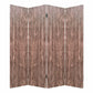 Brown 4 Panles Wood Woodland - Screen By Homeroots | Room Dividers | Modishstore
