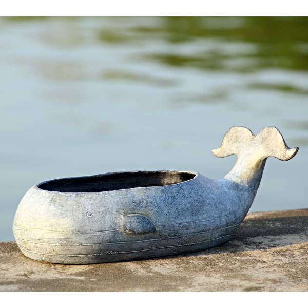 Whale Planter By SPI Home | Outdoor Planters, Troughs & Cachepots | Modishstore